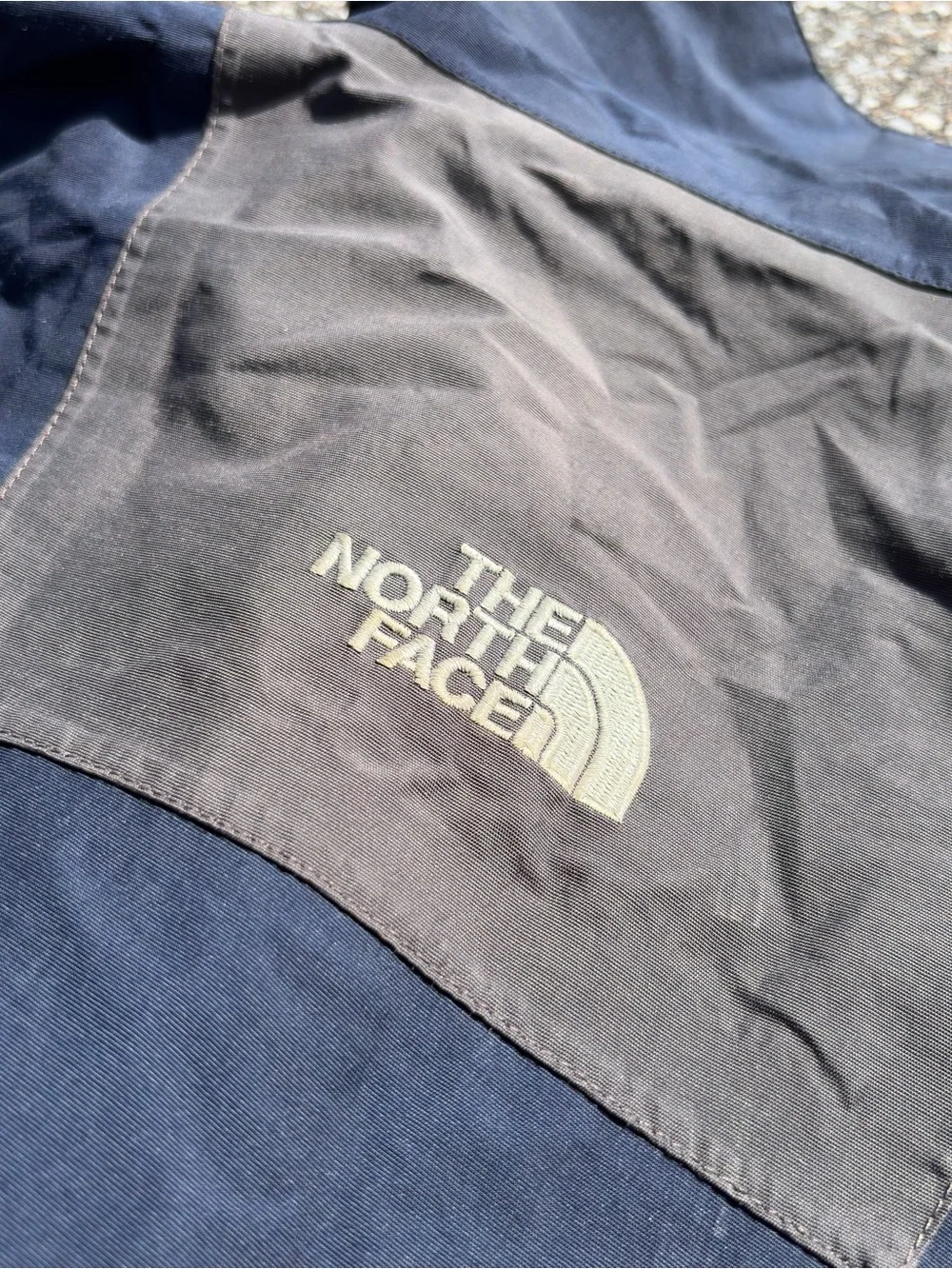 The North Face Men’s Navy and Gray HyVent Large Jacket